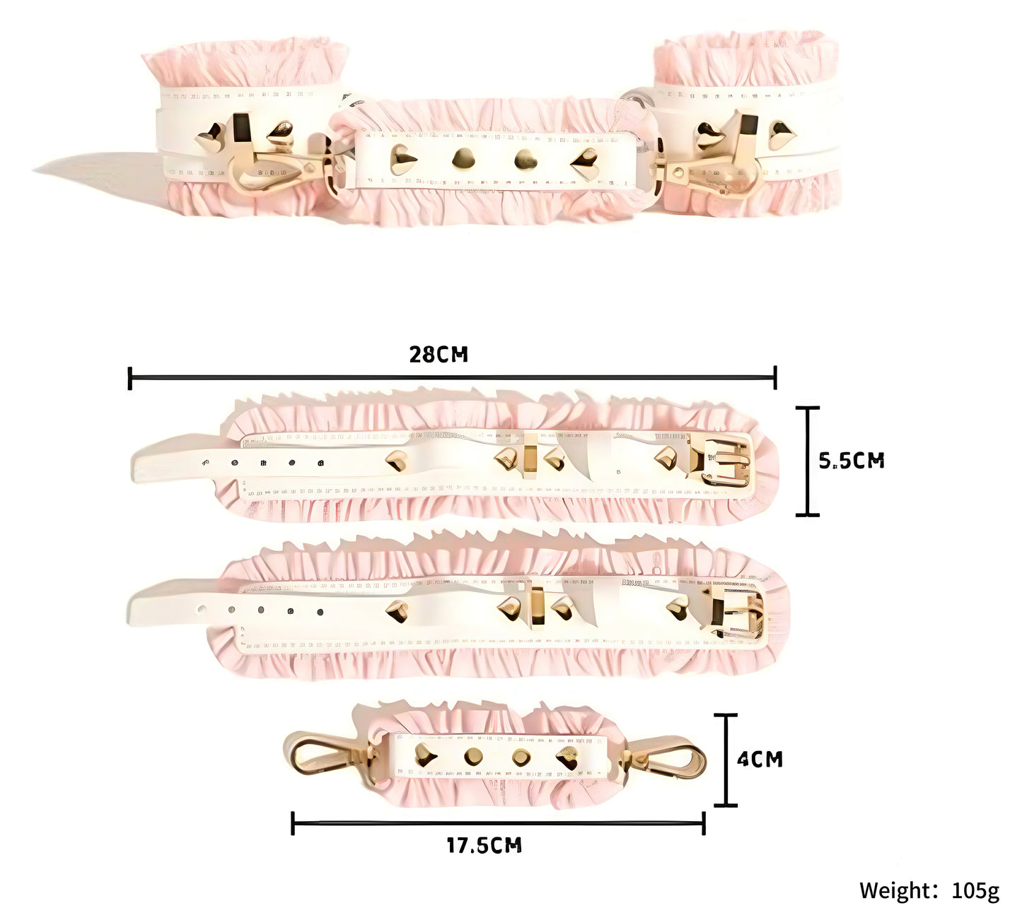 Sweet Obedience Maid Cuffs