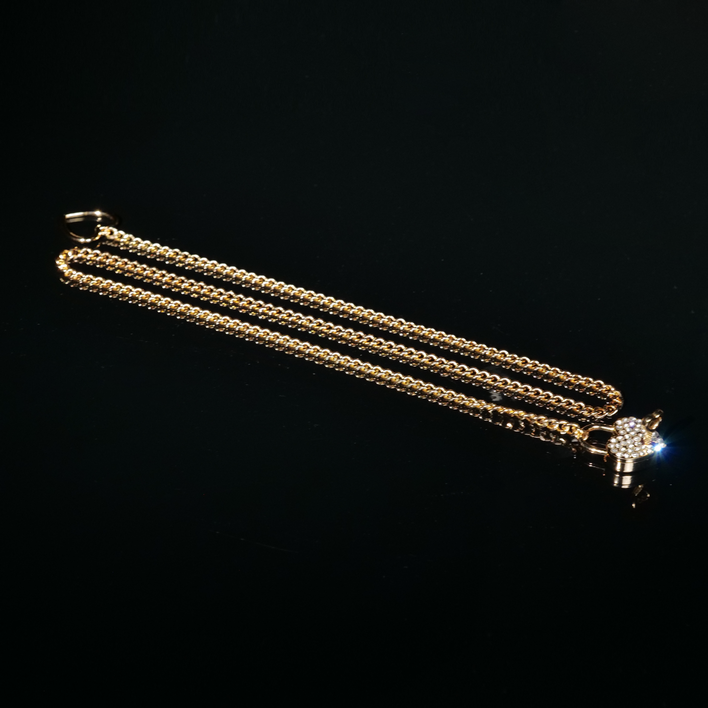 Golden Keepsake Heart Necklace