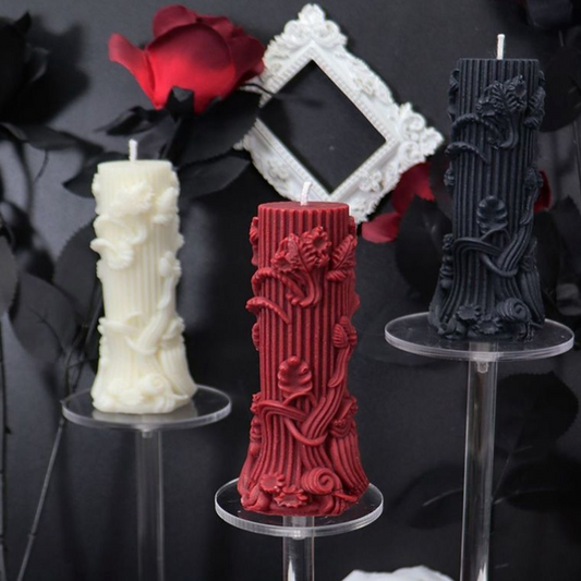 Nocturne Relief Pillar Candle