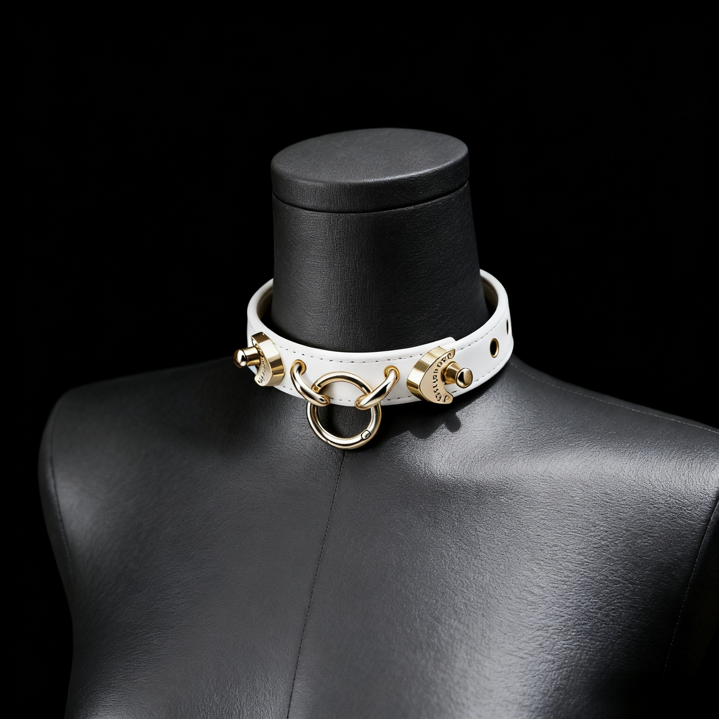 Obsidian Ring Choker